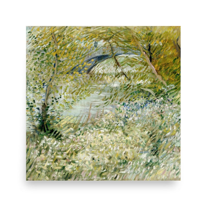 Vincent_van_Gogh_River_Bank_in_Springtime_1961_artlia_poster