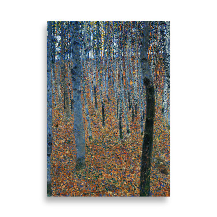 Poster - Gustav Klimt, Buchenwald ohne Rahmen / 21×30 cm artlia