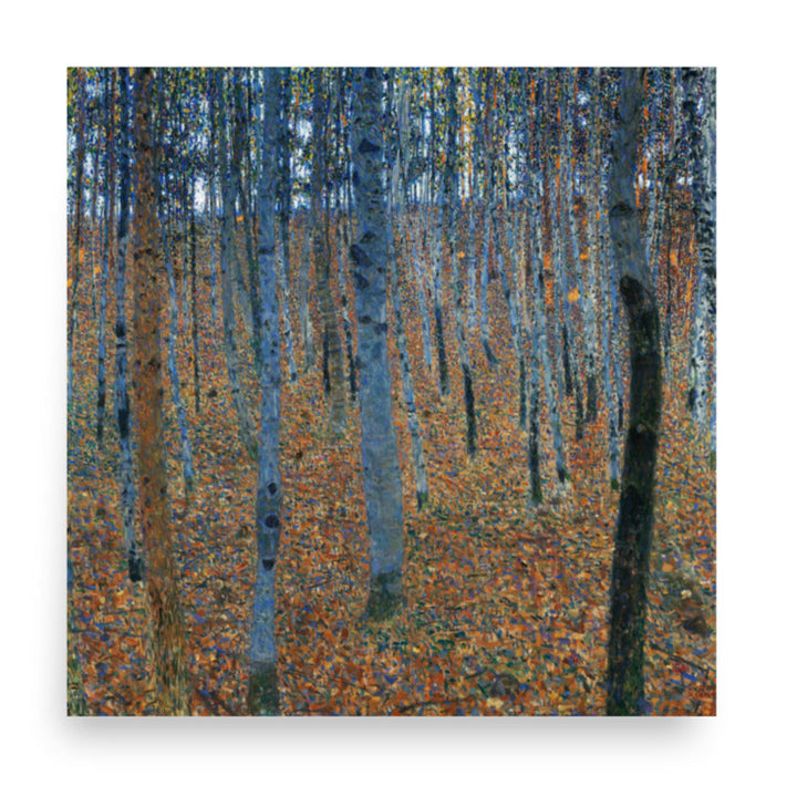 Poster - Gustav Klimt, Buchenwald ohne Rahmen / 30x30 cm artlia