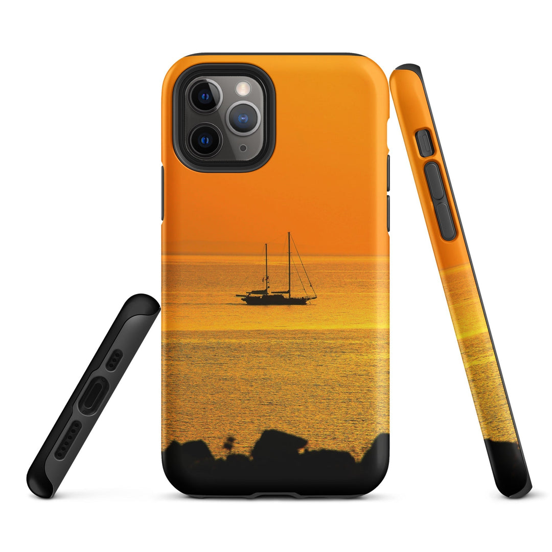 Hardcase iPhone® Handyhülle - a ship on golden sea iPhone 11 Pro artlia