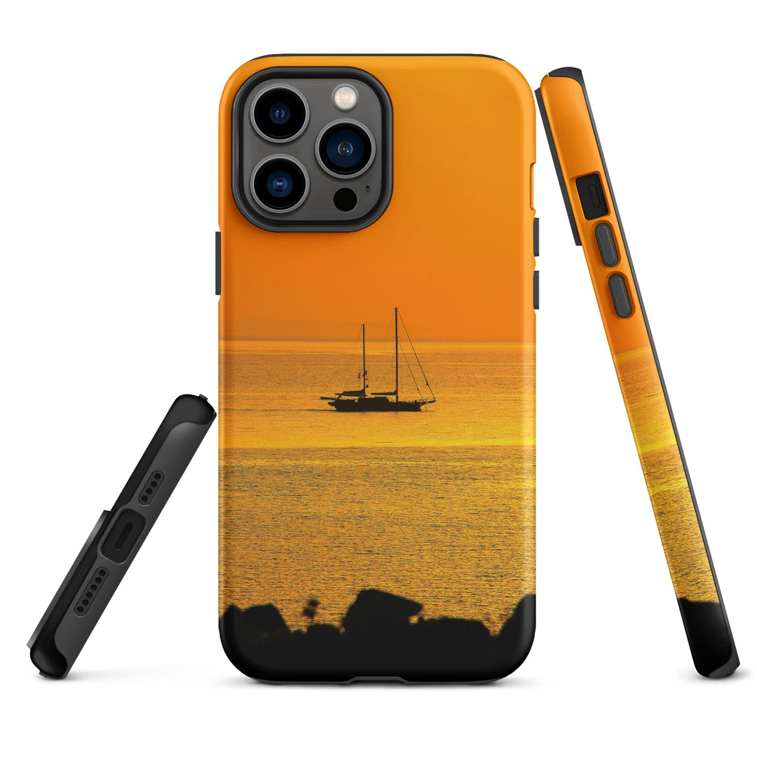 Hardcase iPhone® Handyhülle - a ship on golden sea iPhone 13 Pro Max artlia