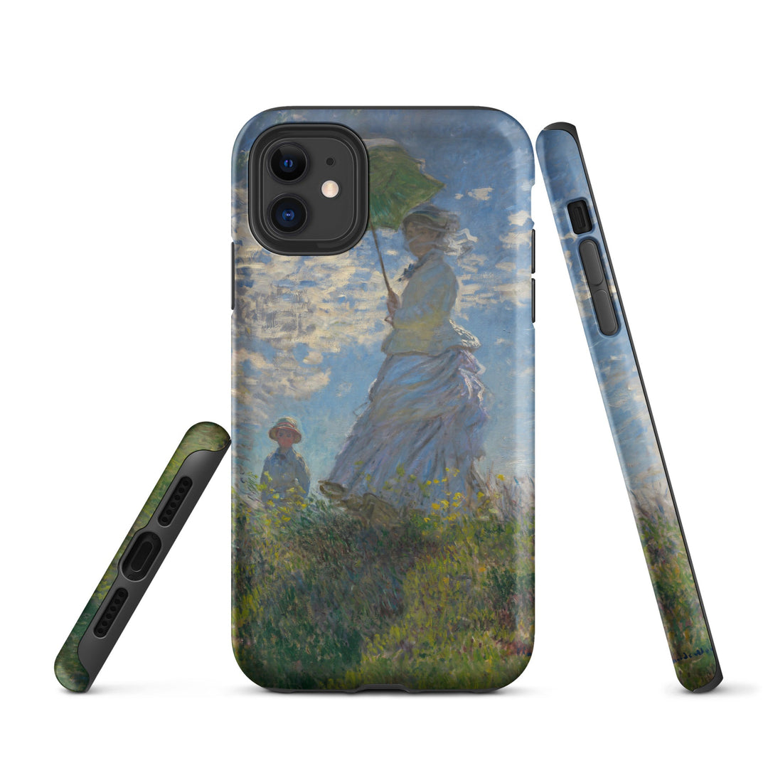 Hardcase iPhone® Handyhülle - Woman with a Parasol - Madame Monet and Her Son iPhone 11 artlia