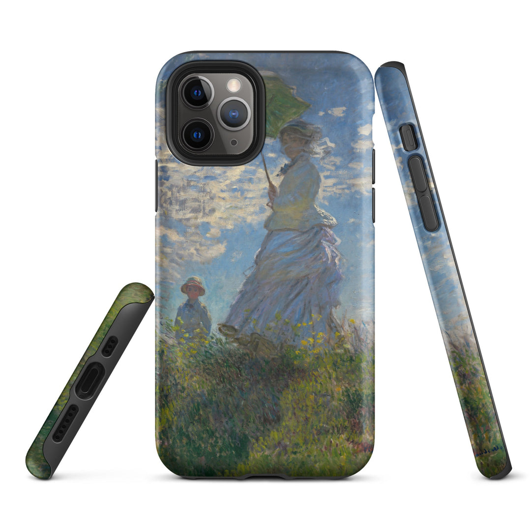 Hardcase iPhone® Handyhülle - Woman with a Parasol - Madame Monet and Her Son iPhone 11 Pro artlia
