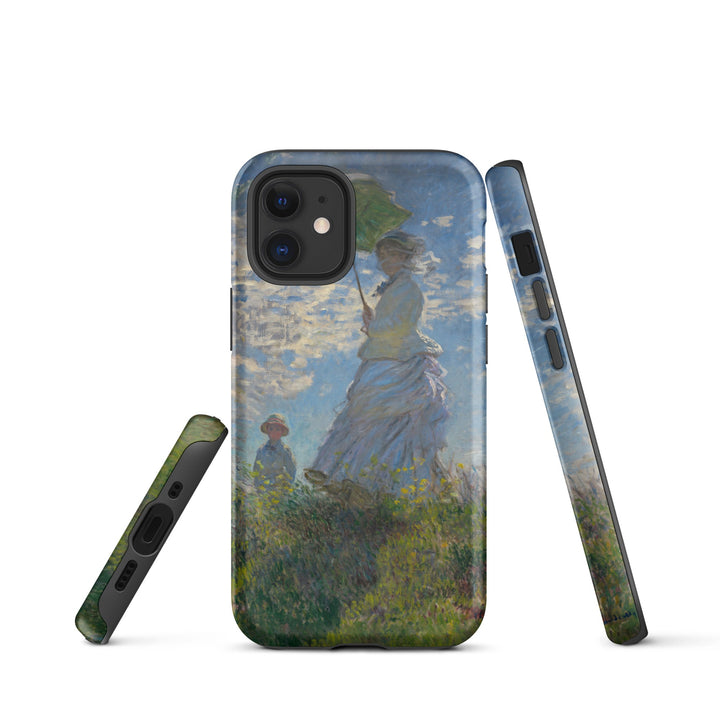 Hardcase iPhone® Handyhülle - Woman with a Parasol - Madame Monet and Her Son iPhone 12 mini artlia