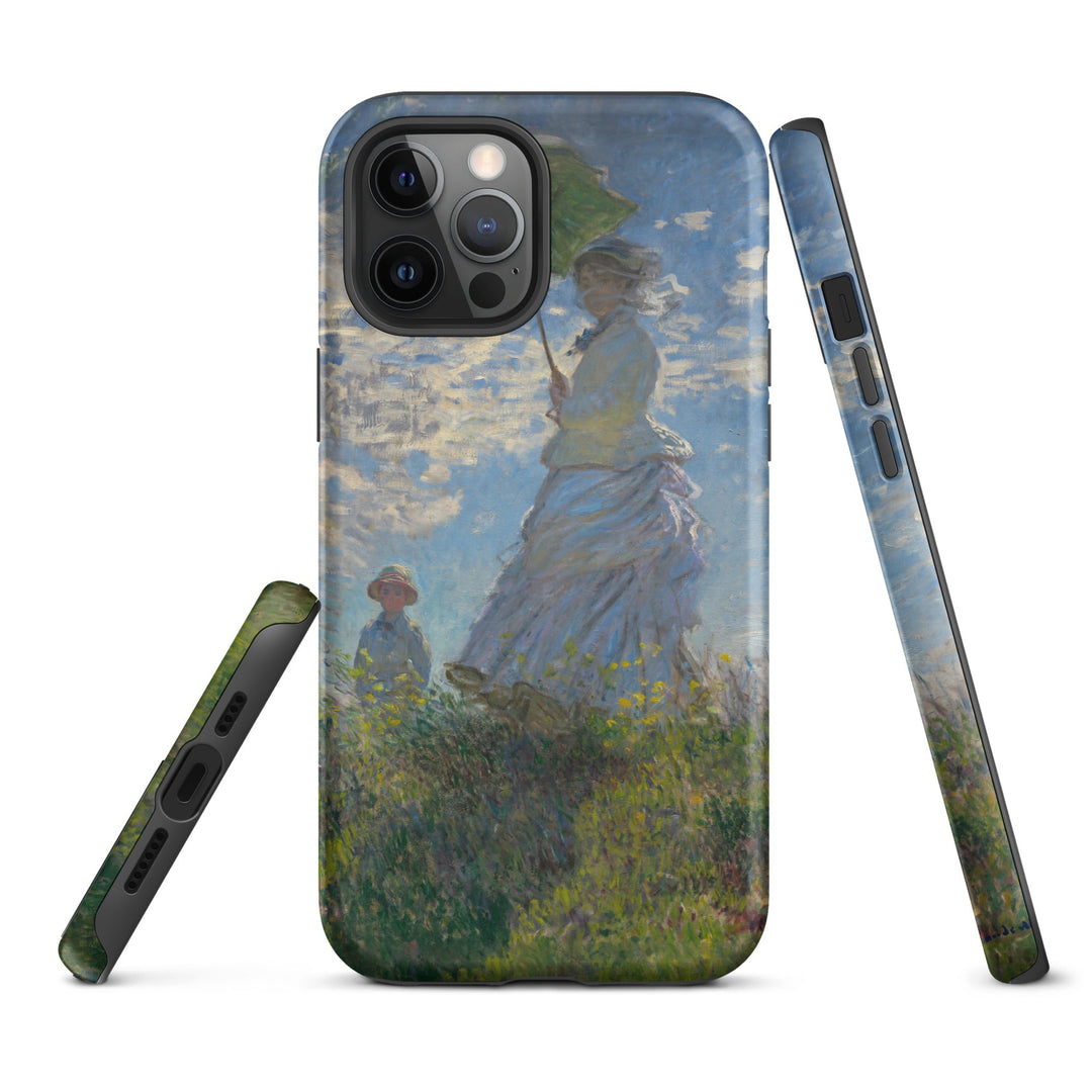 Hardcase iPhone® Handyhülle - Woman with a Parasol - Madame Monet and Her Son iPhone 12 Pro Max artlia