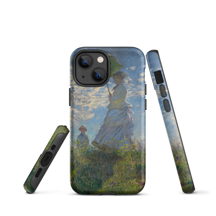 Hardcase iPhone® Handyhülle - Woman with a Parasol - Madame Monet and Her Son iPhone 13 mini artlia