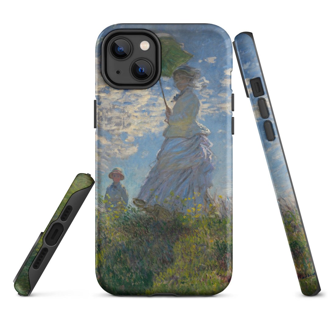 Hardcase iPhone® Handyhülle - Woman with a Parasol - Madame Monet and Her Son iPhone 14 Plus artlia