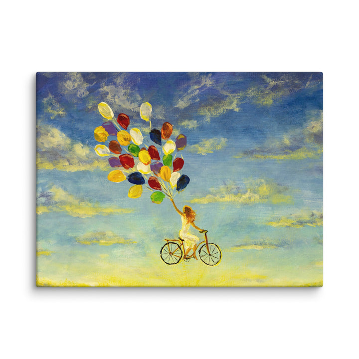 Leinwand - Luftballons am Himmel ohne Rahmen / 31x41 cm (12″×16″) artlia