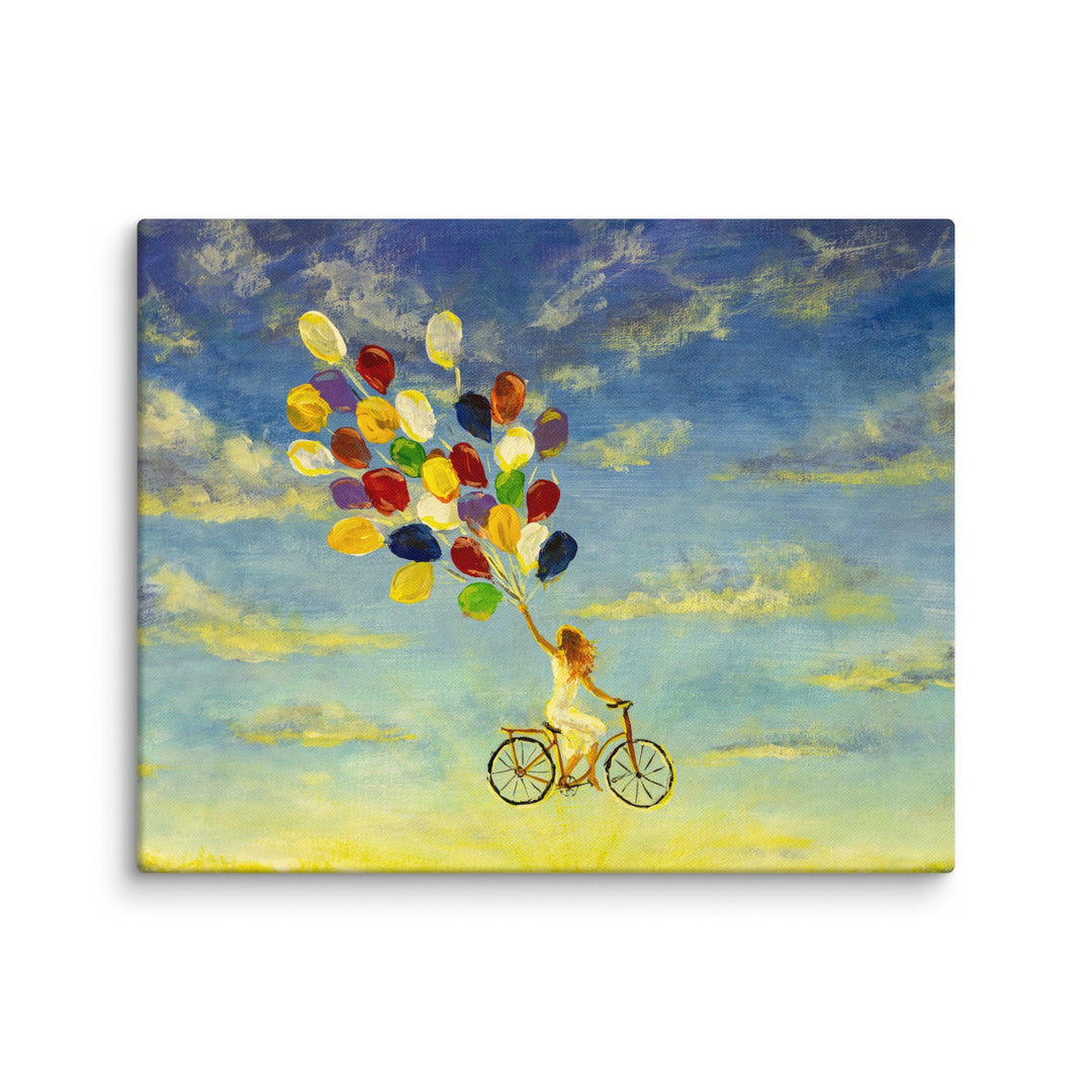 Leinwand - Luftballons am Himmel ohne Rahmen / 41x51 cm (16″×20″) artlia
