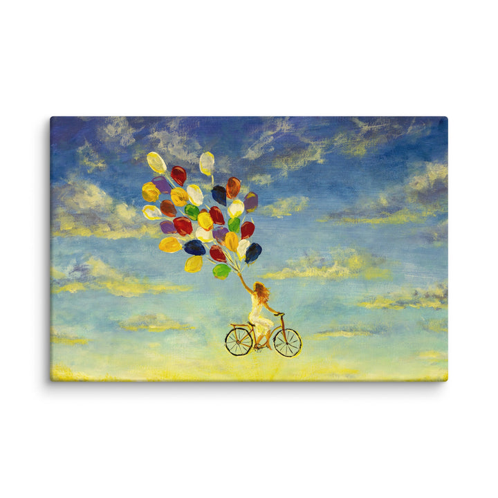 Leinwand - Luftballons am Himmel ohne Rahmen / 51x76 cm (20″×30″) artlia