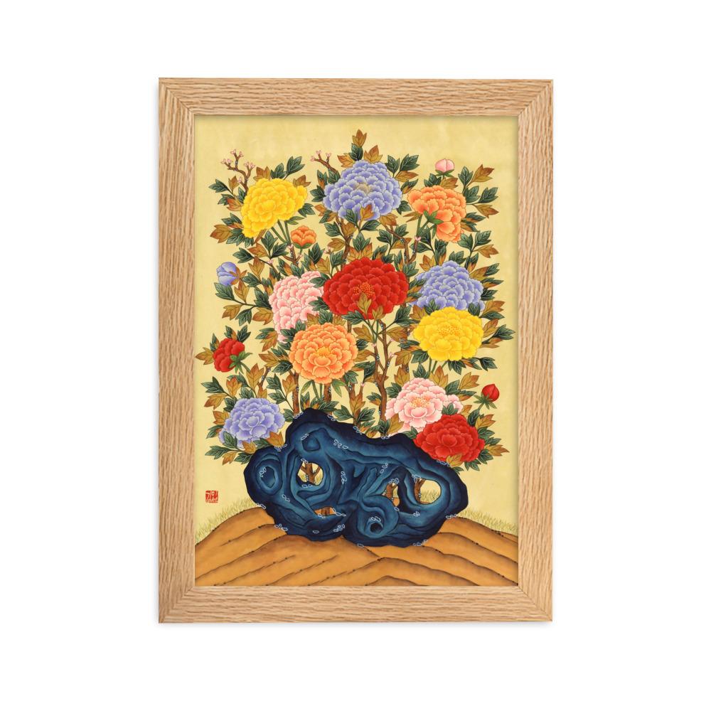 pfingstrosen-poster-im-rahmen-misun-kim-oak-21x30-cm-artlia-online-art-galeria-36244272578786