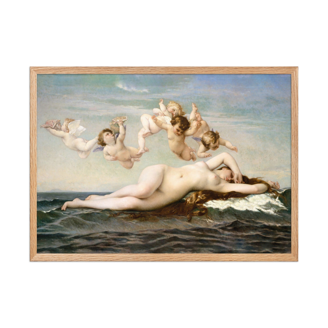 Poster - Alexandre Cabanel, Die Geburt der Venus Oak / 50×70 cm artlia