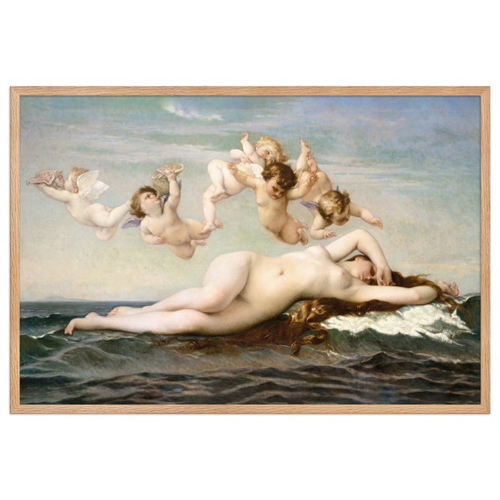 Poster - Alexandre Cabanel, Die Geburt der Venus Oak / 61×91 cm artlia