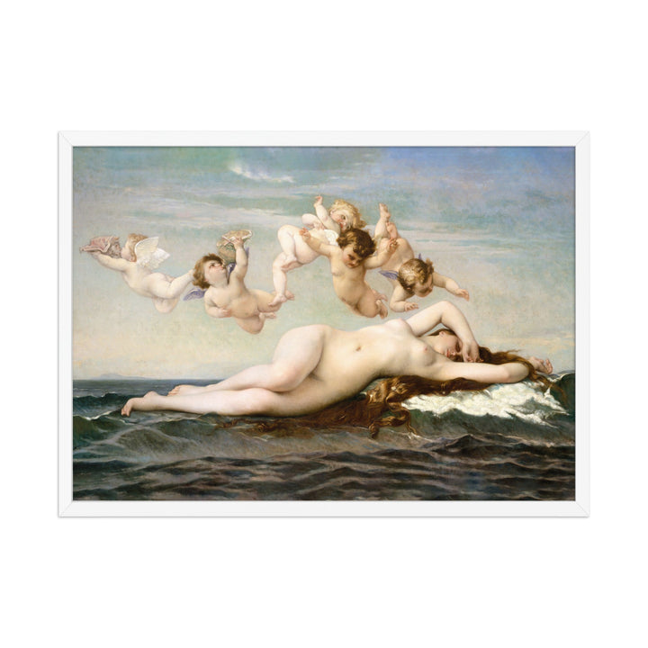 Poster - Alexandre Cabanel, Die Geburt der Venus Weiß / 50×70 cm artlia
