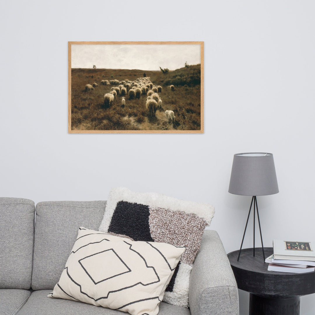 Poster - Anton Mauve, The Return of the Flock, Laren artlia