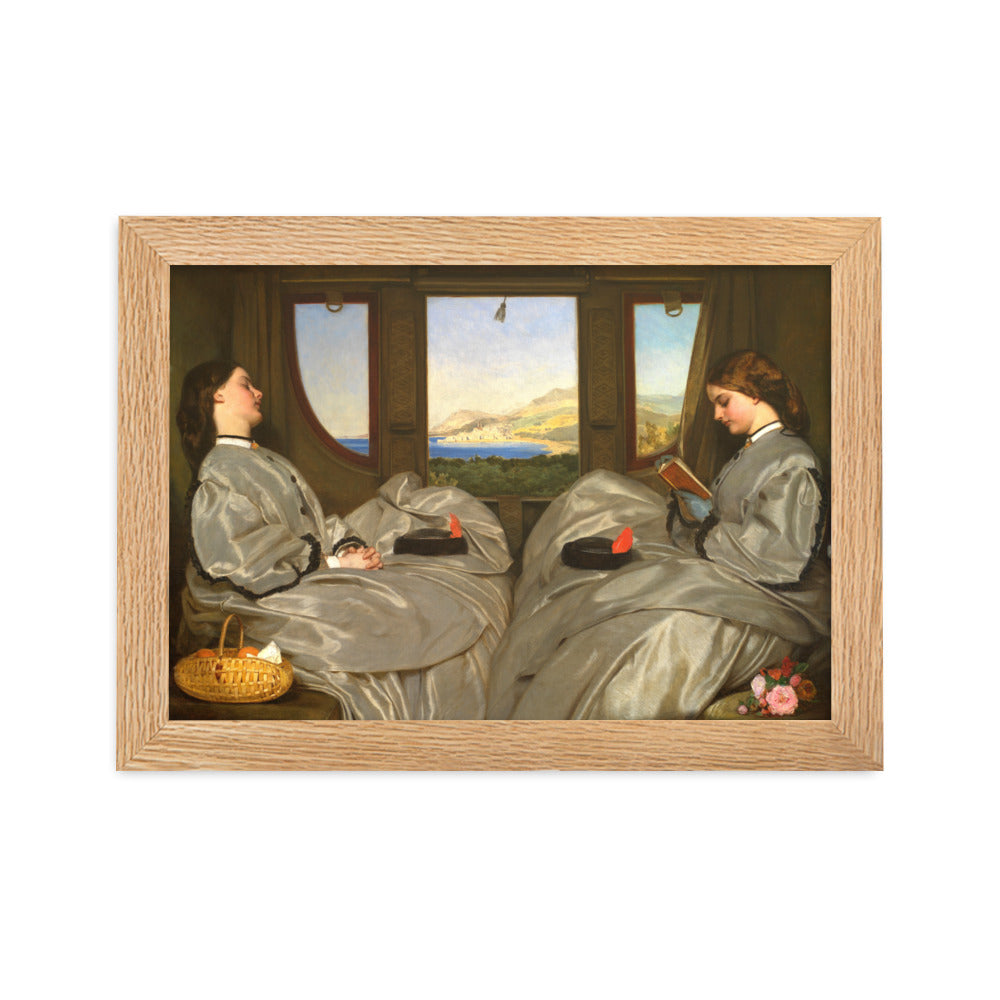 Poster - Augustus Leopold Egg, The Travelling Companions Oak / 21×30 cm artlia