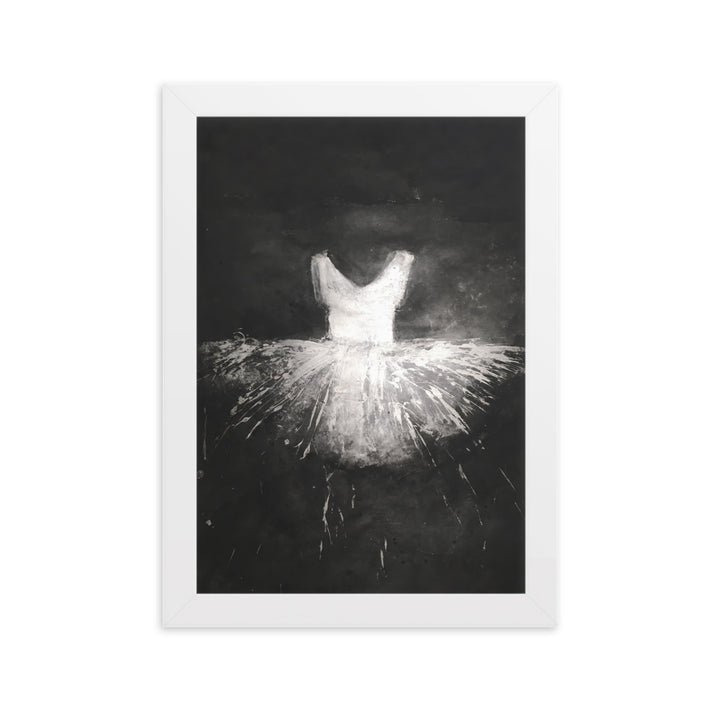 Poster - Ballett Kostüm Weiß / 21×30 cm artlia