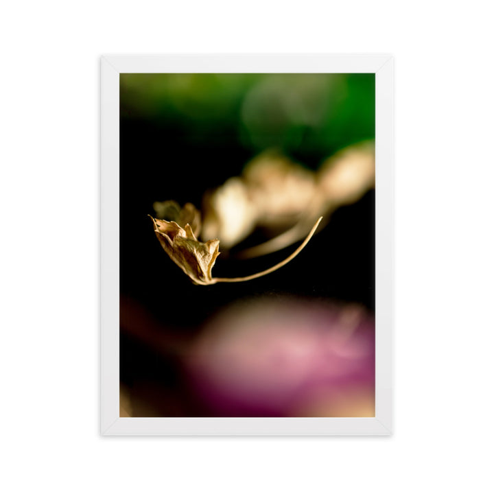 Poster - Falling Leaf Weiß / 30×40 cm artlia