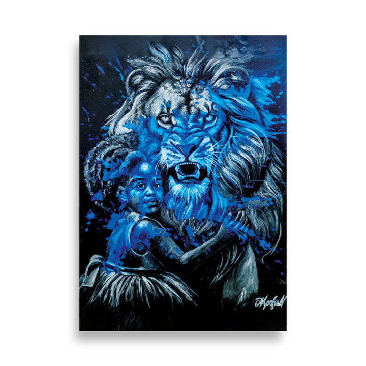 Poster - Fierce Guardian, Nokuthula M Mpofu ohne Rahmen / 21×30 cm artlia