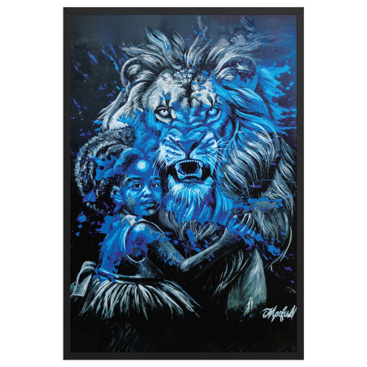 Poster - Fierce Guardian, Nokuthula M Mpofu Schwarz / 61×91 cm artlia