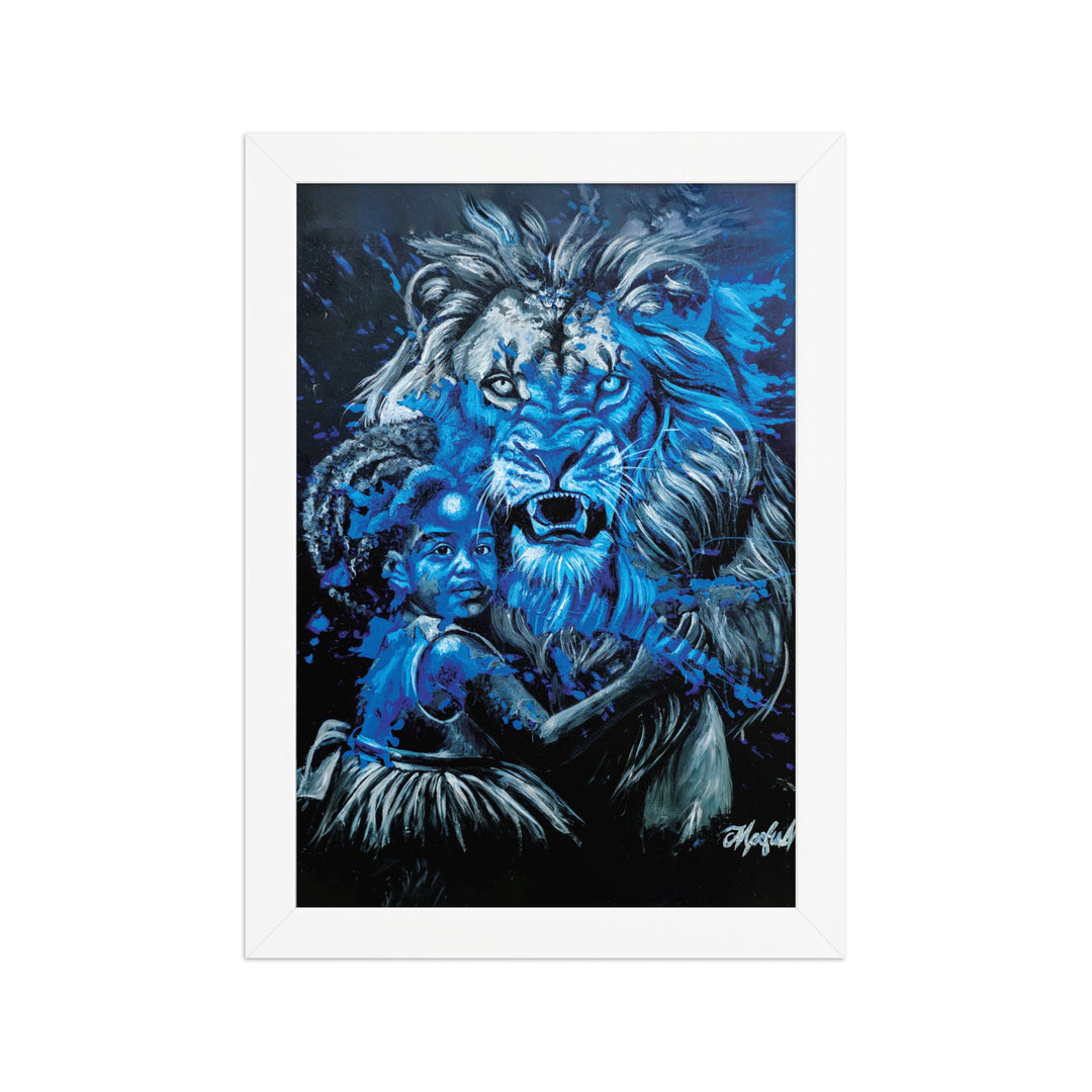 Poster - Fierce Guardian, Nokuthula M Mpofu Weiß / 21×30 cm artlia