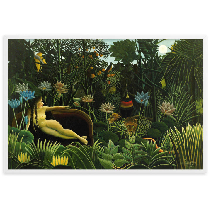 Poster - Henri Rousseau, Der Traum Weiß / 61×91 cm artlia
