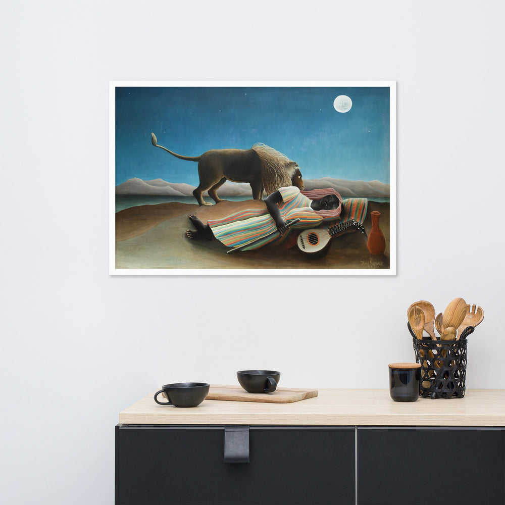 Poster - Henri Rousseau, Die schlafende Zigeunerin artlia
