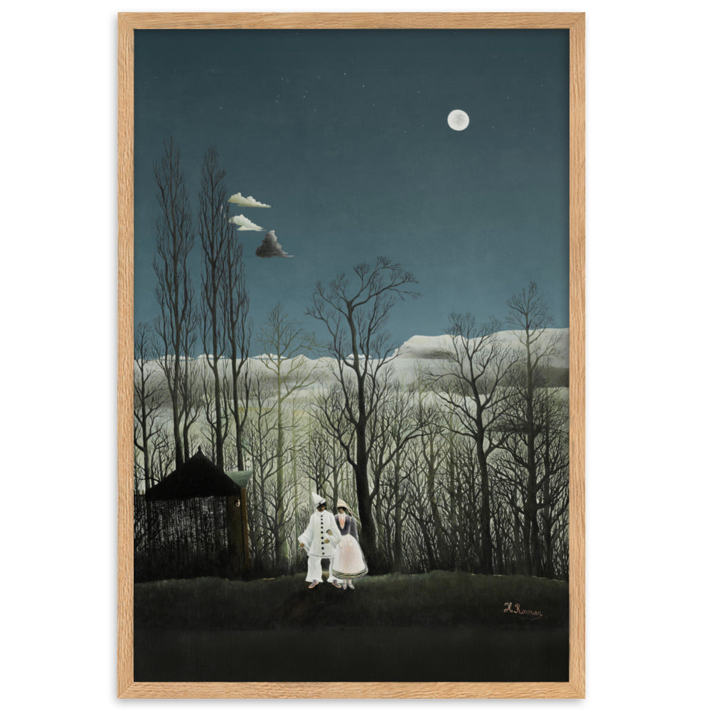 Poster - Henri Rousseau, Karnevalsabend Oak / 61×91 cm artlia
