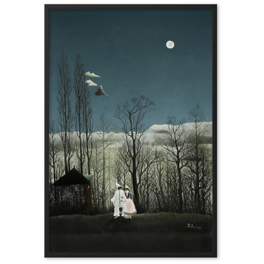 Poster - Henri Rousseau, Karnevalsabend Schwarz / 61×91 cm artlia