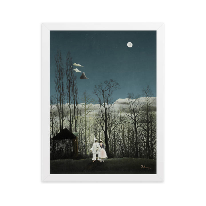 Poster - Henri Rousseau, Karnevalsabend Weiß / 30×40 cm artlia