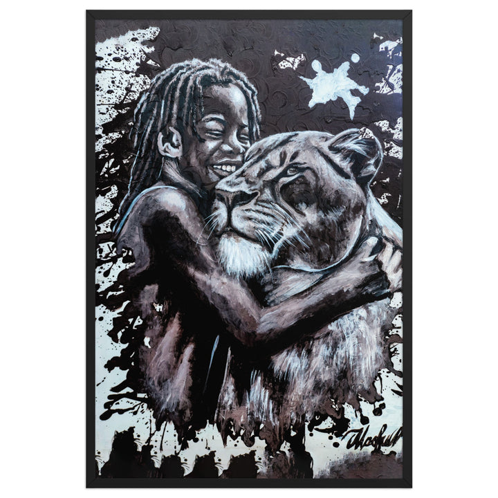 Poster - Her Cub, Nokuthula M Mpofu Schwarz / 61×91 cm artlia