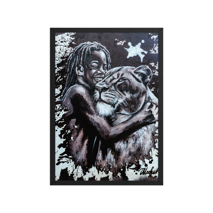 Poster - Her Cub, Nokuthula M Mpofu Schwarz / A1 (59.4×84.1 cm) artlia