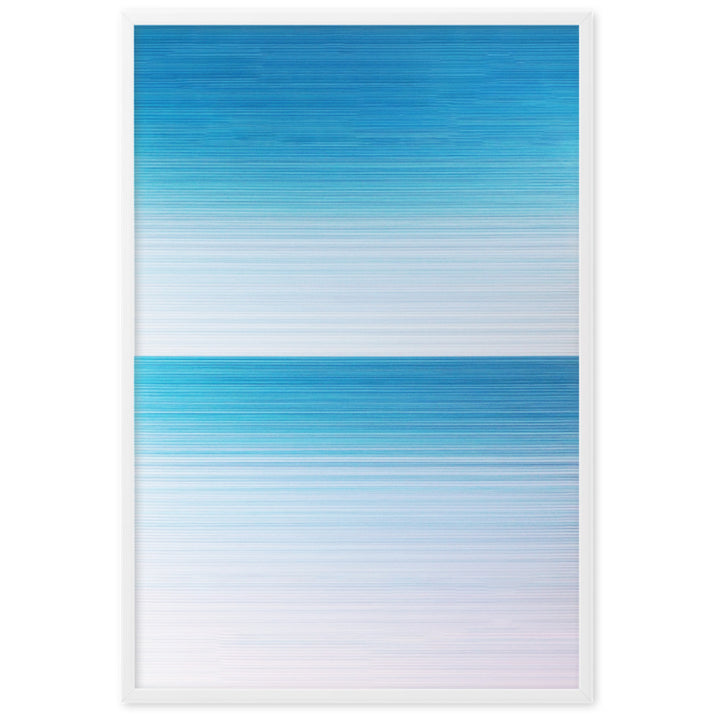 Poster - Horizont Weiß / 61×91 cm artlia