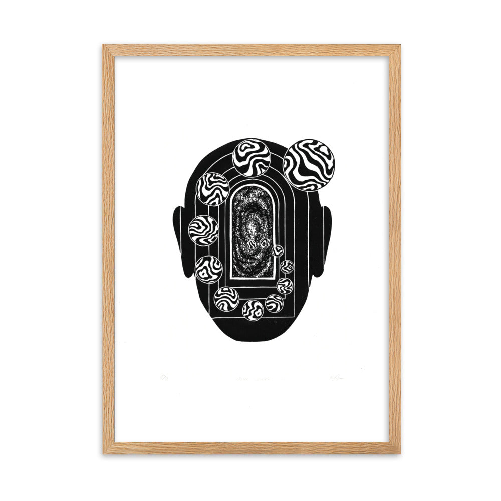 Poster - Inner Space Oak / 50×70 cm artlia