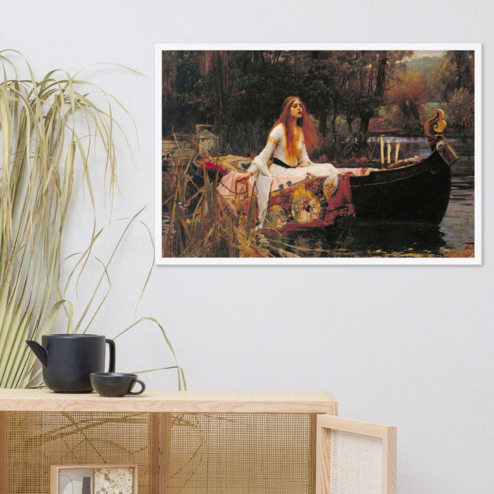 Poster - John William Waterhouse, Die Dame von Shalott artlia