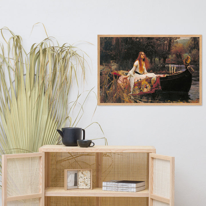 Poster - John William Waterhouse, Die Dame von Shalott artlia
