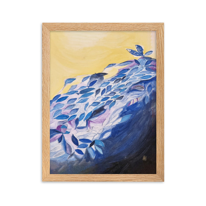 Poster - Lia Broecker-Jakob, Transzendenz der Fische Oak / 30×40 cm artlia