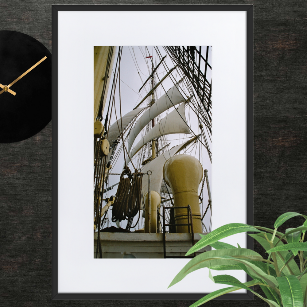 Poster mit Passepartout - Start a new journey artlia