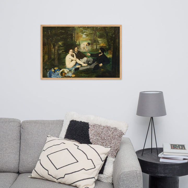 Poster mit Rahmen - Luncheon on the Grass, Edouard Manet artlia