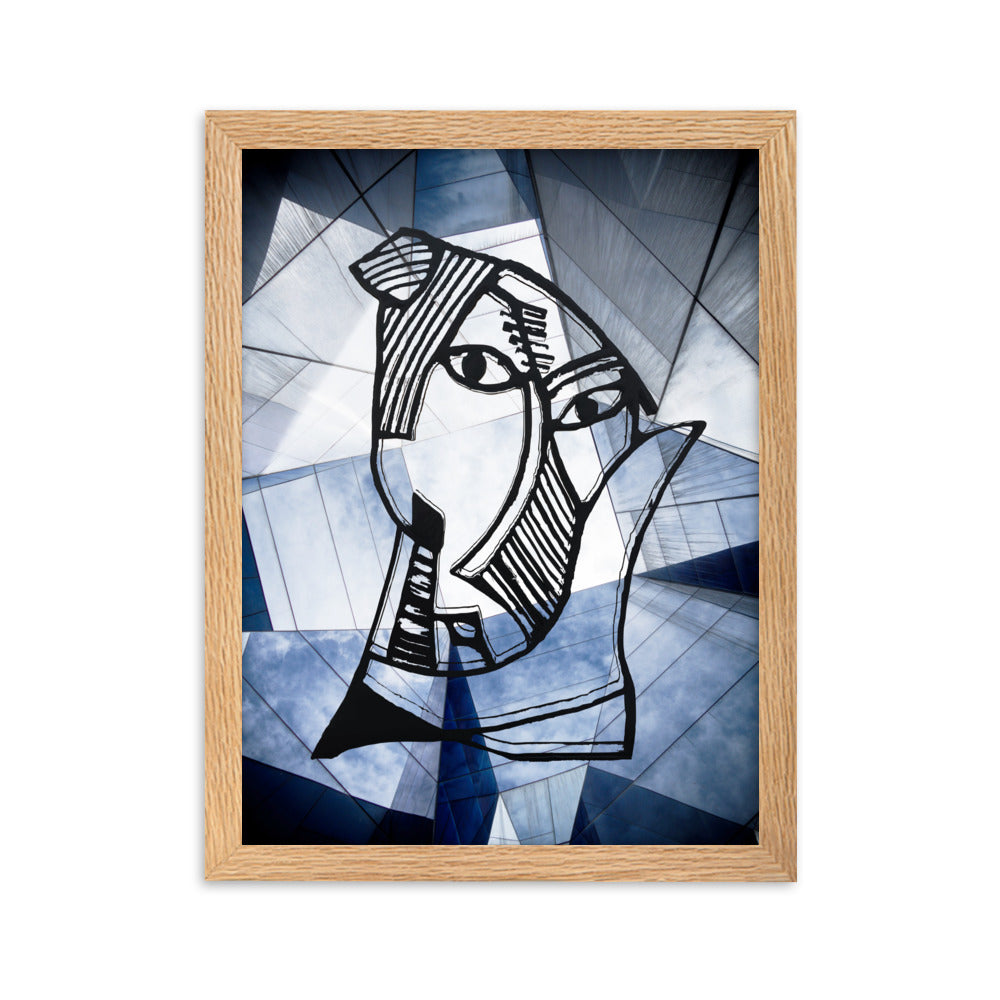 Poster - Pablo Picasso, Les Demoiselles d’Avignon, Geometry Oak / 30×40 cm artlia