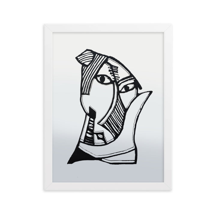 Poster - Pablo Picasso, Les Demoiselles d’Avignon grey Weiß / 30×40 cm artlia