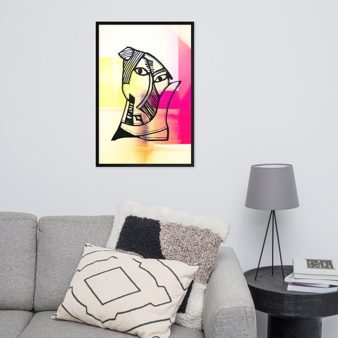 Poster - Pablo Picasso, Les Demoiselles d’Avignon in Pink artlia