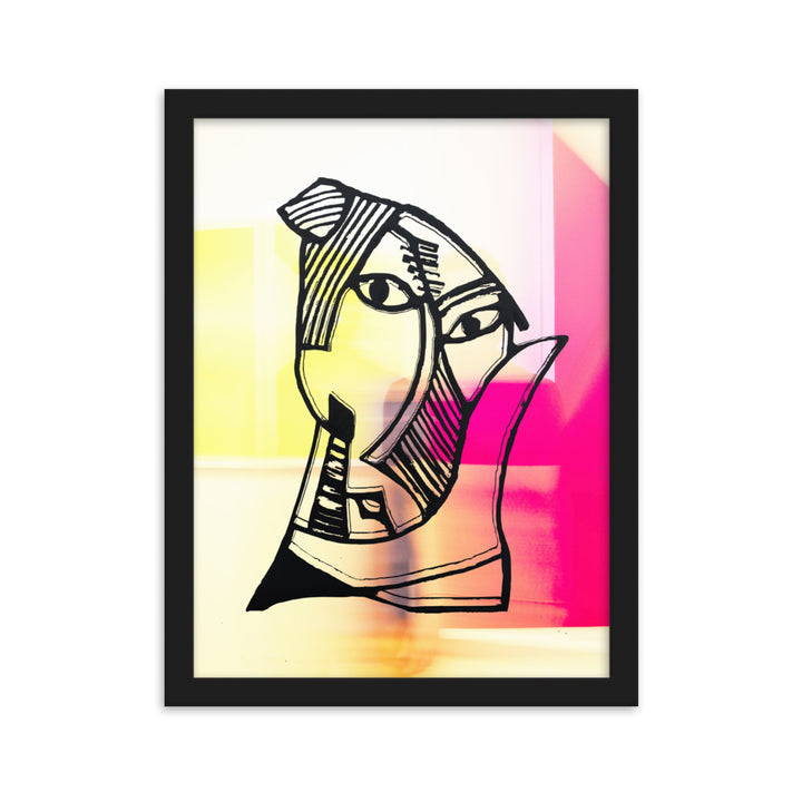 Poster - Pablo Picasso, Les Demoiselles d’Avignon in Pink Schwarz / 30×40 cm artlia