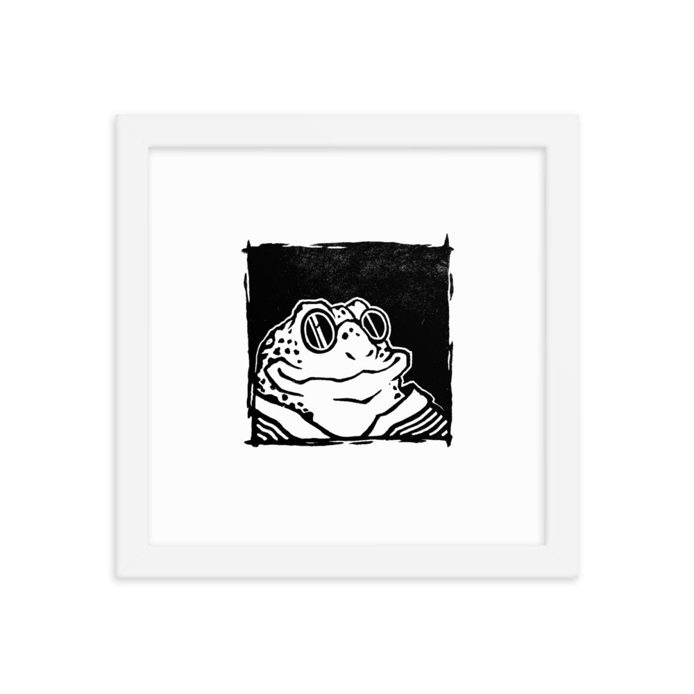 Poster - Pavel Frosch Weiß / 25x25 cm (10″×10″) artlia