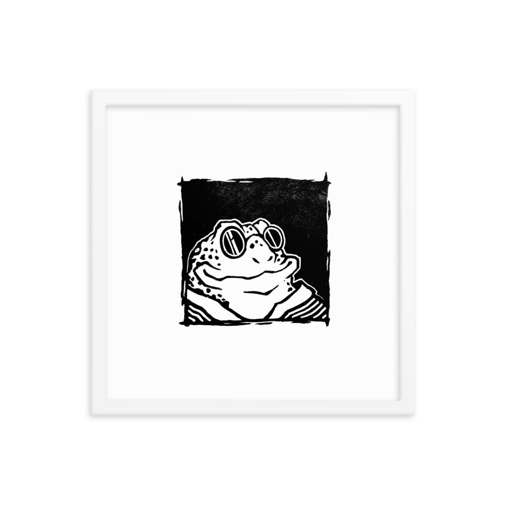 Poster - Pavel Frosch Weiß / 41x41 cm (16″×16″) artlia
