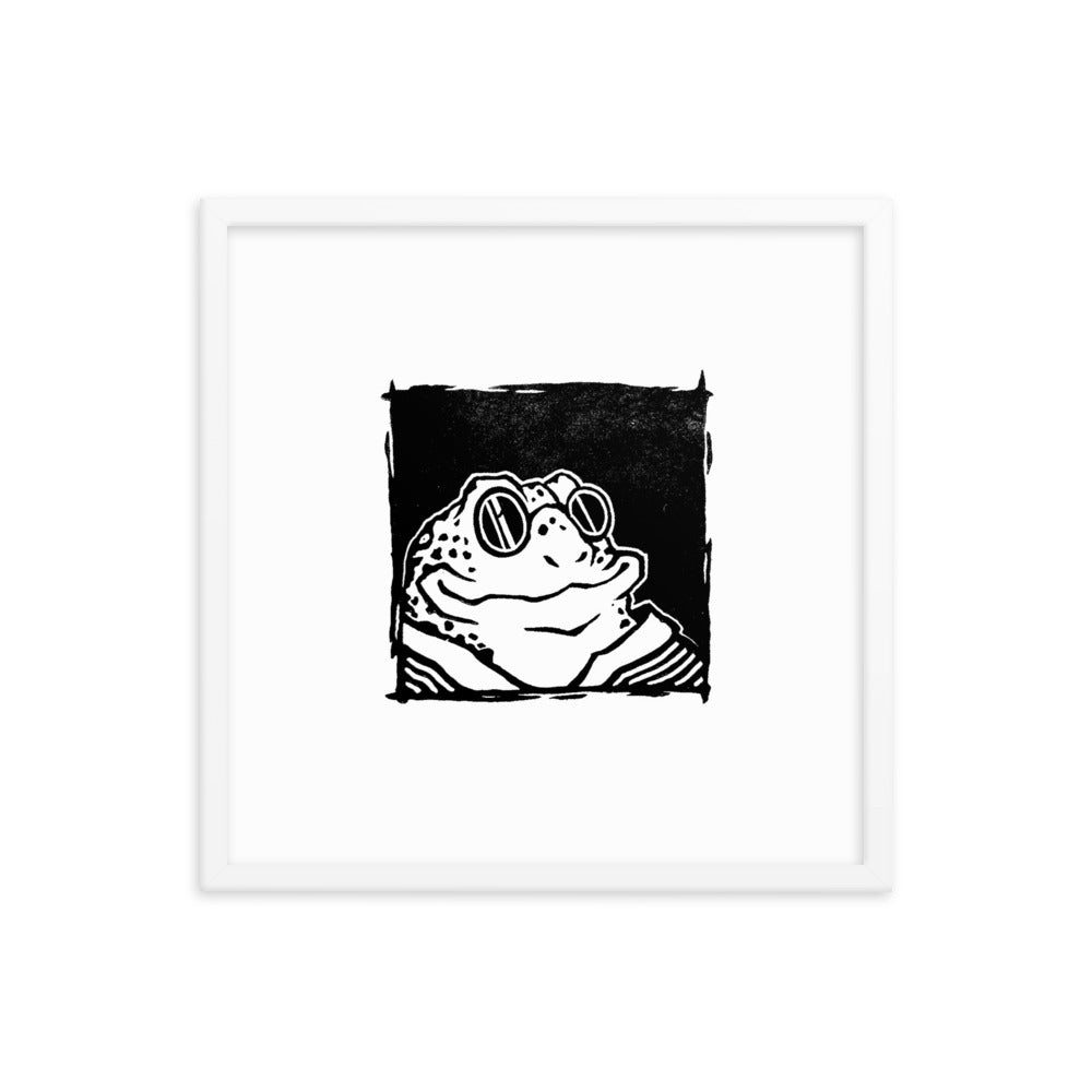 Poster - Pavel Frosch Weiß / 46x46 cm (18″×18″) artlia