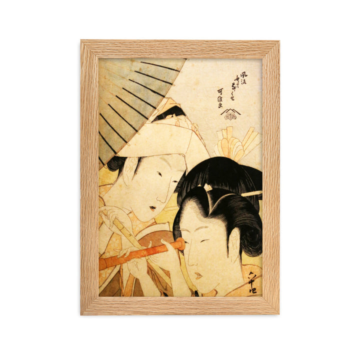 Poster - Teleskop Hokusai Oak / 21×30 cm artlia