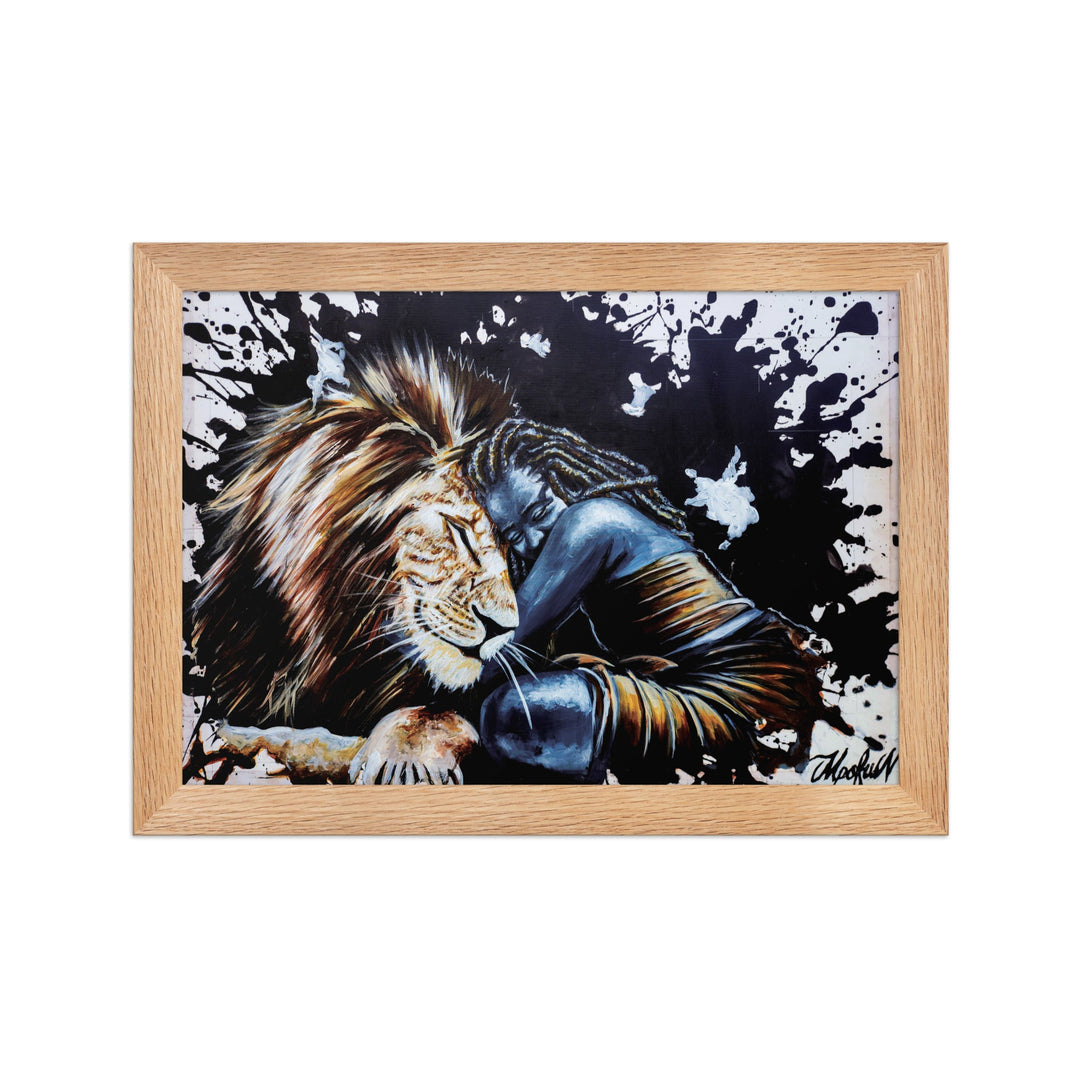 Poster - The Lioness, Nokuthula M Mpofu Oak / 21×30 cm artlia