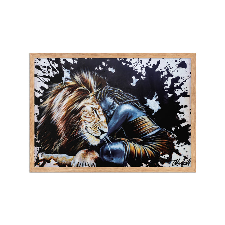 Poster - The Lioness, Nokuthula M Mpofu Oak / A1 (59.4×84.1 cm) artlia