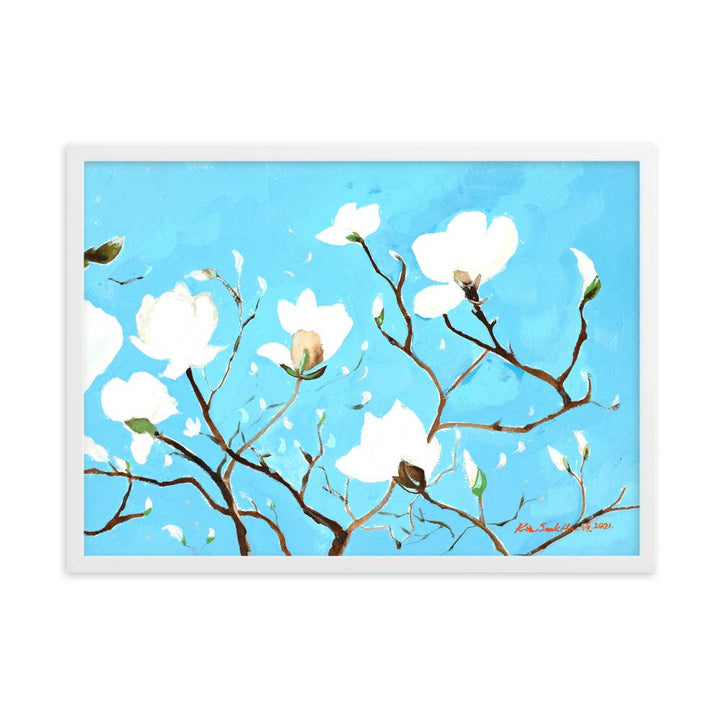 A Thousand, Shiny Magnolia - Poster artlia